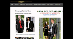 Desktop Screenshot of gregorysformal.com